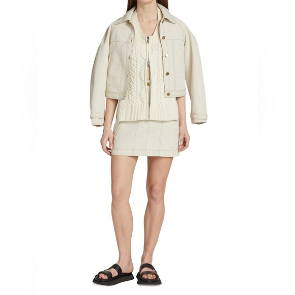 1. NWT 3.1 PHILIP LIM CABLE KNIT HALTER TOP SIZE XS - Picture 2 of 13